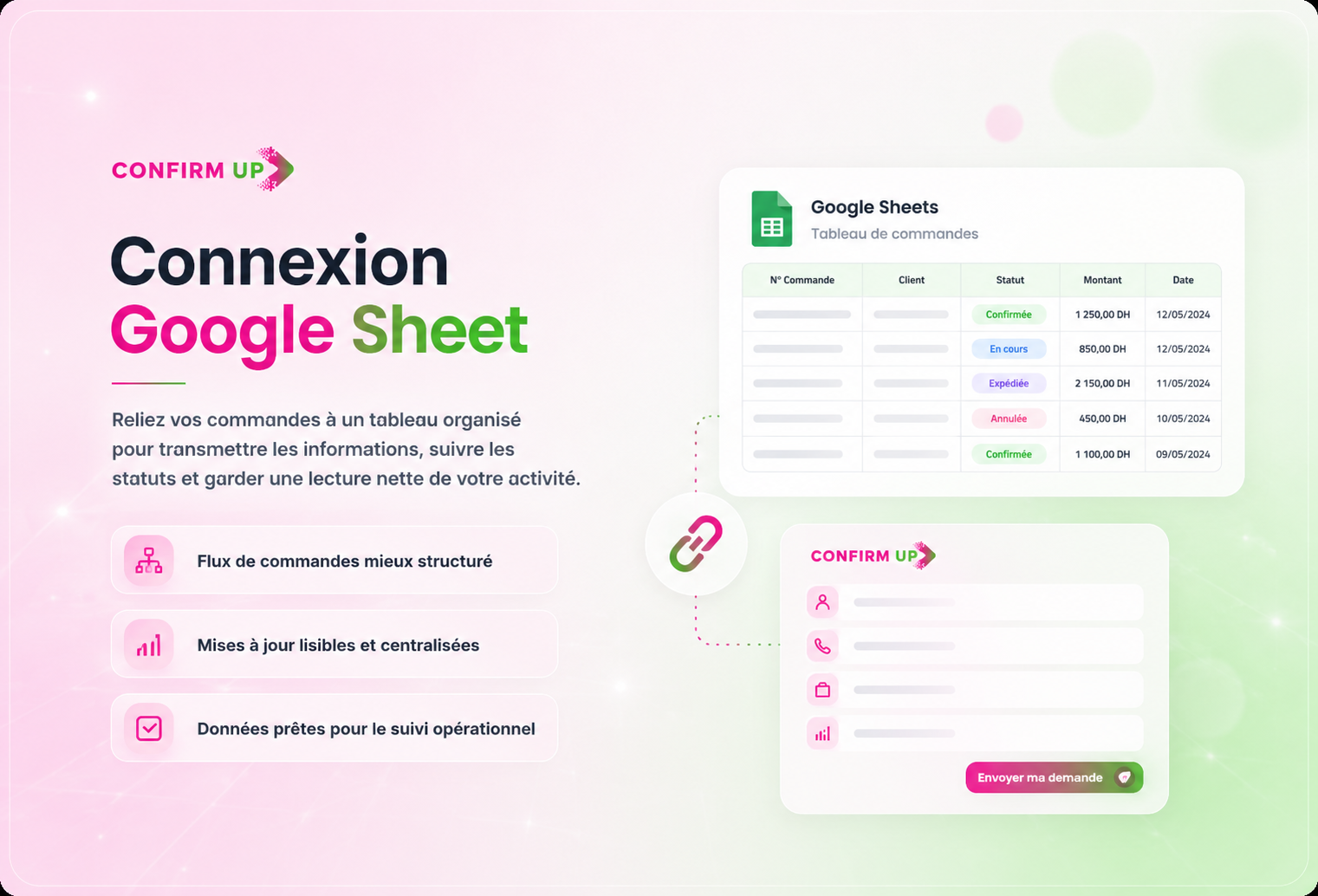 Connectez votre Google Sheet